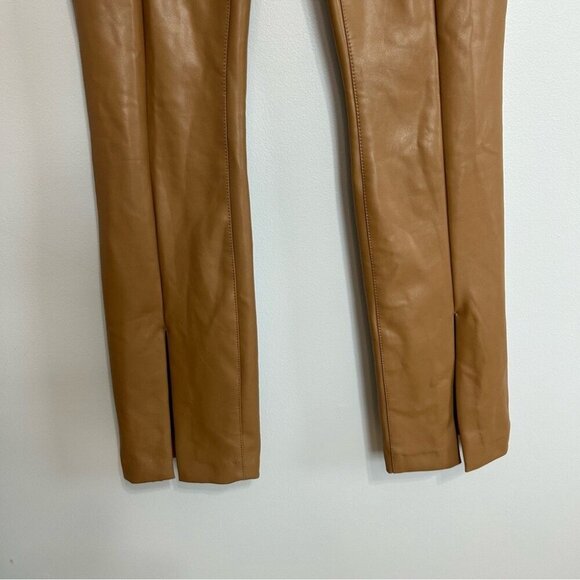 Abercrombie & Fitch The Skinny Ultra High Rise Tan Flare Pants Women’s Size 4 - Picture 3 of 7